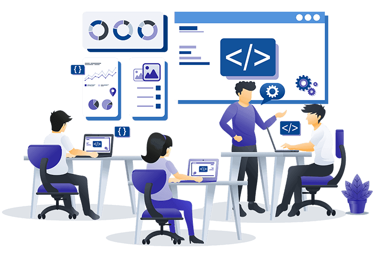 Dedicated Team engagement model illustration